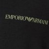 Emporio Armani t-shirt koszulka męska czarna żółty napis